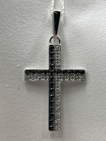 На фото Золотые подвески в Казахстане №подвеска из белого золота с бриллиантом вес 1.33 г:     .