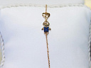 На фото Золотые браслеты в Казахстане №1138: Красное золото Au585 Родирование Фианит  SOKOLOV.