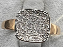 На фото Золотые кольца в Казахстане №кольцо из белого золота с бриллиантом 17 вес 1.73 г:     .