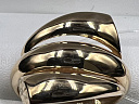 На фото Золотые кольца в Казахстане №кольцо из красного золота без вставки 18.5 вес 2.87 г:     .