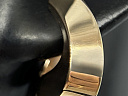 На фото Золотые серьги с янтарем в Казахстане №серьги из красного золота без вставки вес 4.89 г:     .